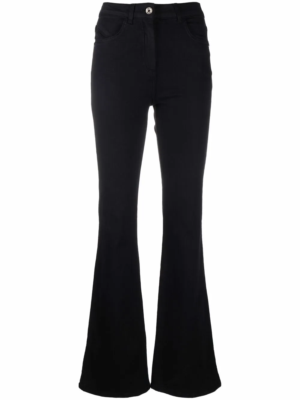 

Расклешенные джинсы с завышенной талией Patrizia Pepe, черный