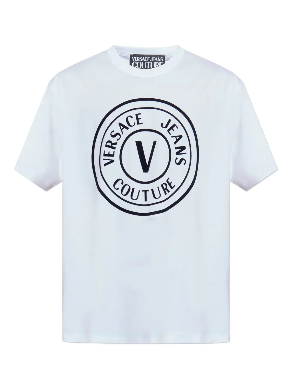 

Футболка с логотипом Versace Jeans Couture, белый
