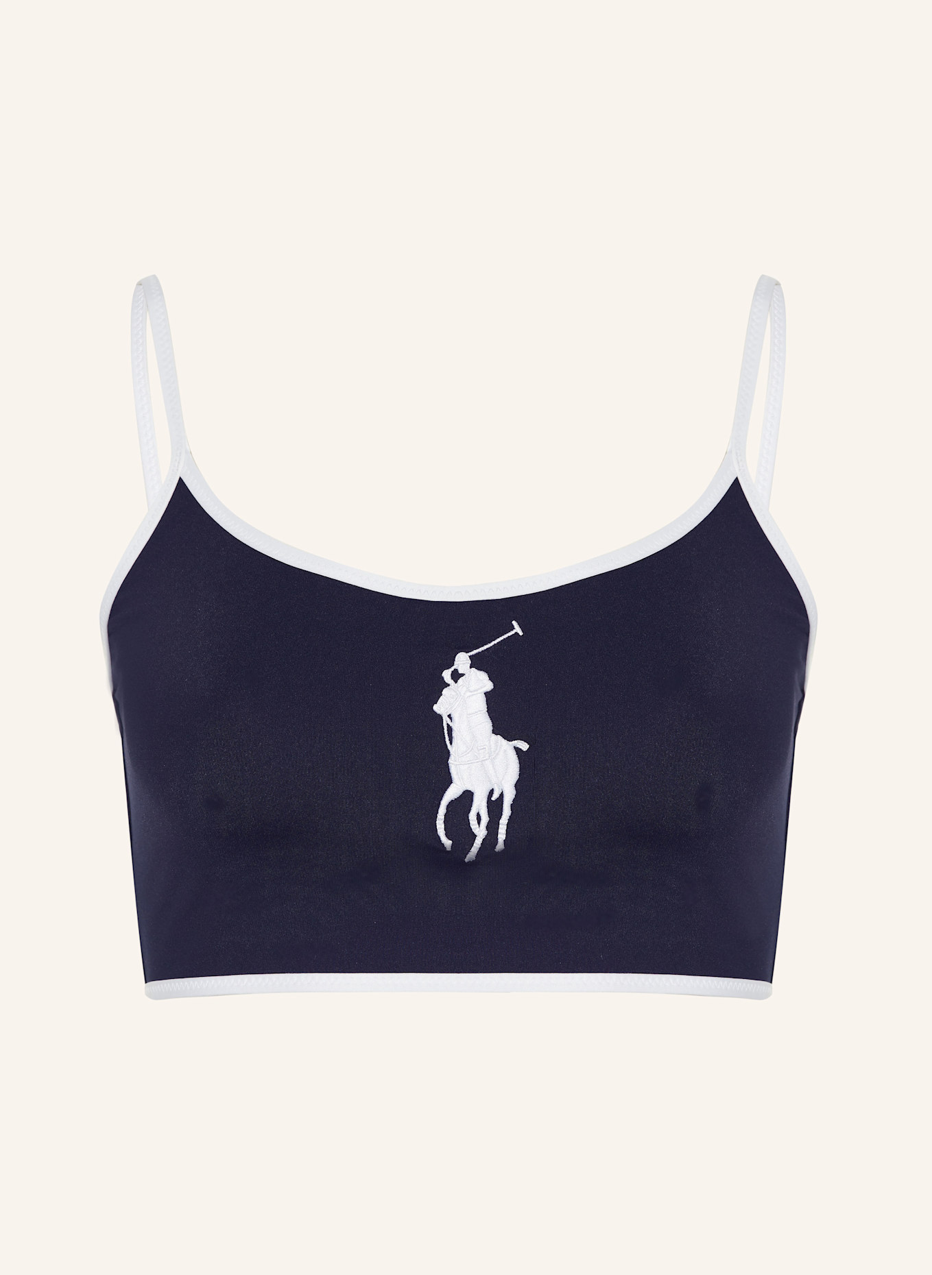 

Бюстье бикини-топ логотип значки Polo Ralph Lauren, синий
