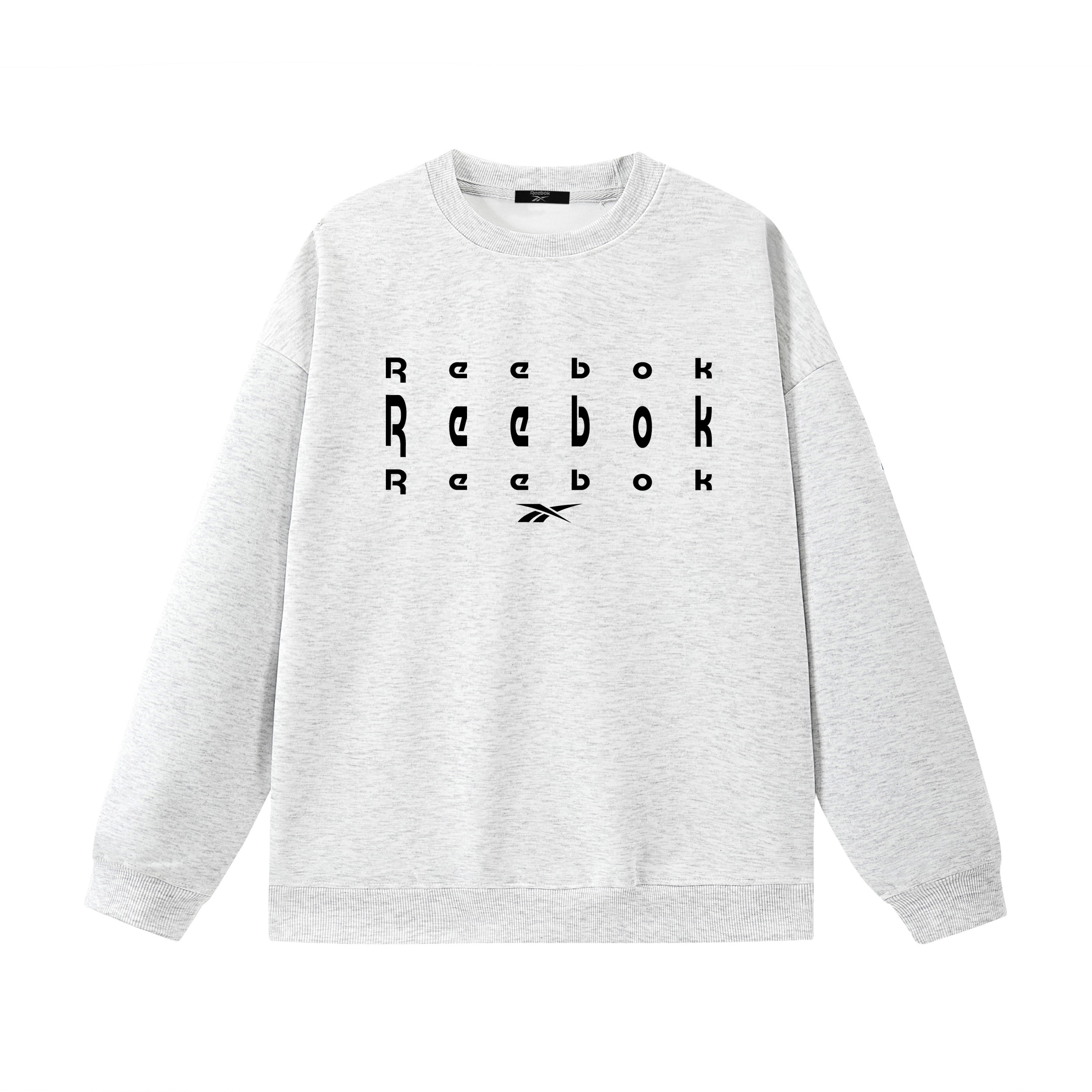 

Свитшот Unisex Crew Neck Moderate Regular Reebok, heather серый