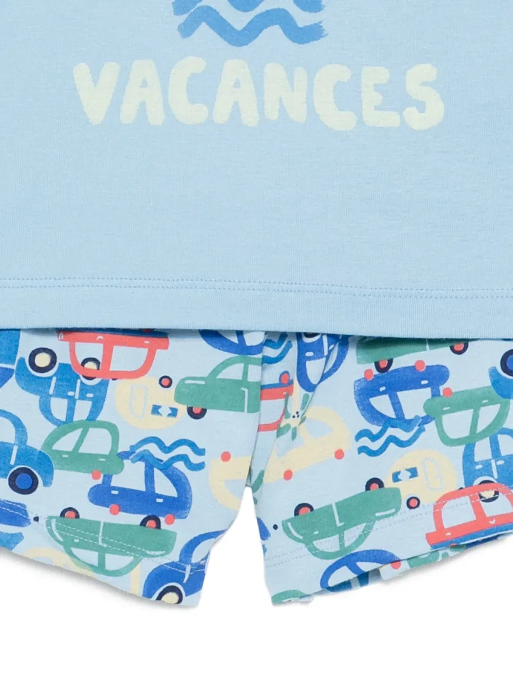Пижама с графическим принтом Petit Bateau, синий — фото 3