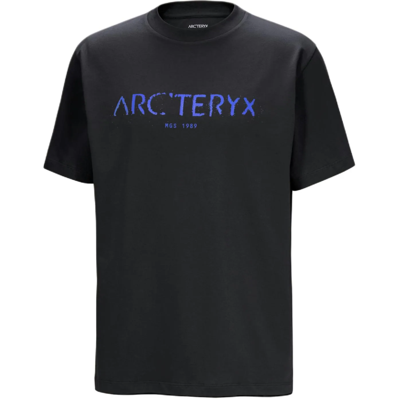 KRAGG Футболка мужская с круглым вырезом Arcteryx, черный/water wave синий/черный/fluidity