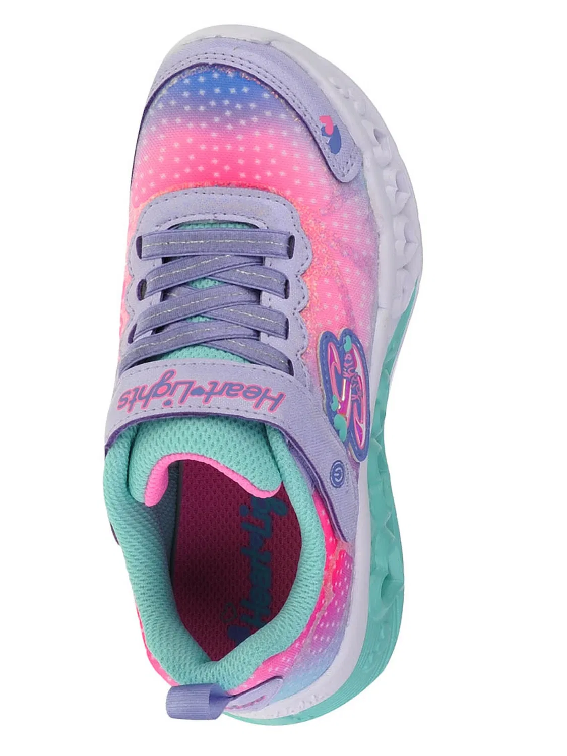 Кроссовки 'Skechers Flutter Heart Lights' Skechers, Mixed Colors — фото 4