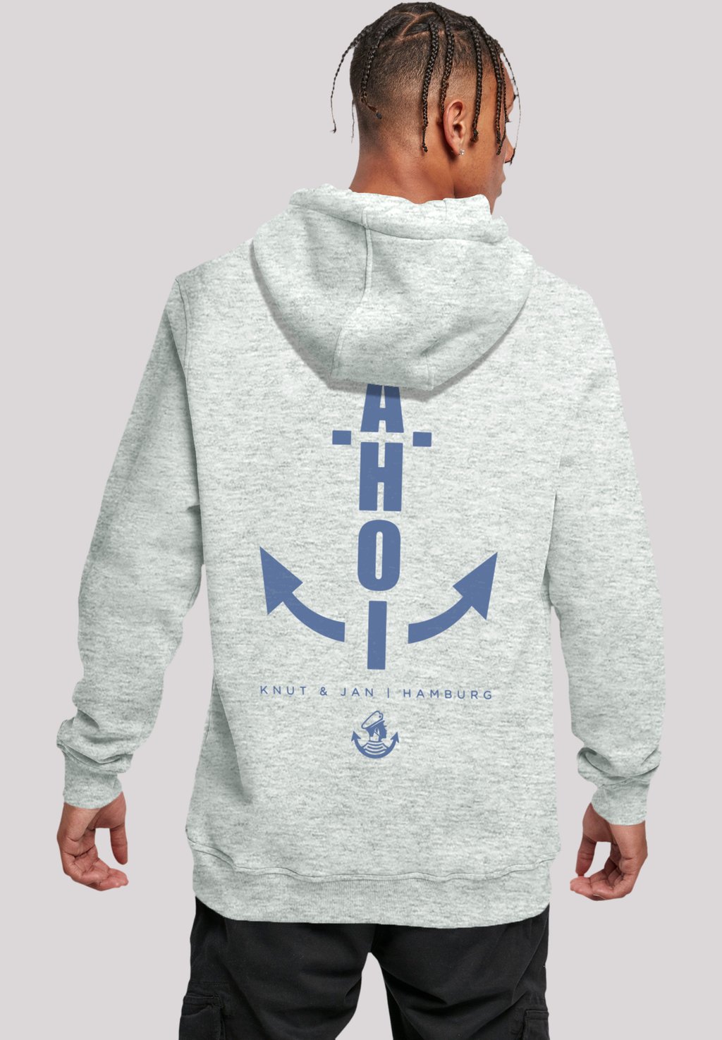 

Толстовка AHOI KNUT & JAN HAMBURG - Hoodie F4NT4STIC, серый