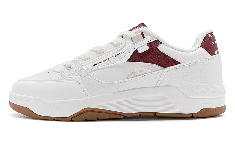 

Кроссовки XTEP Skateboarding Shoes Men Low-top Deep Jujube Red, красный