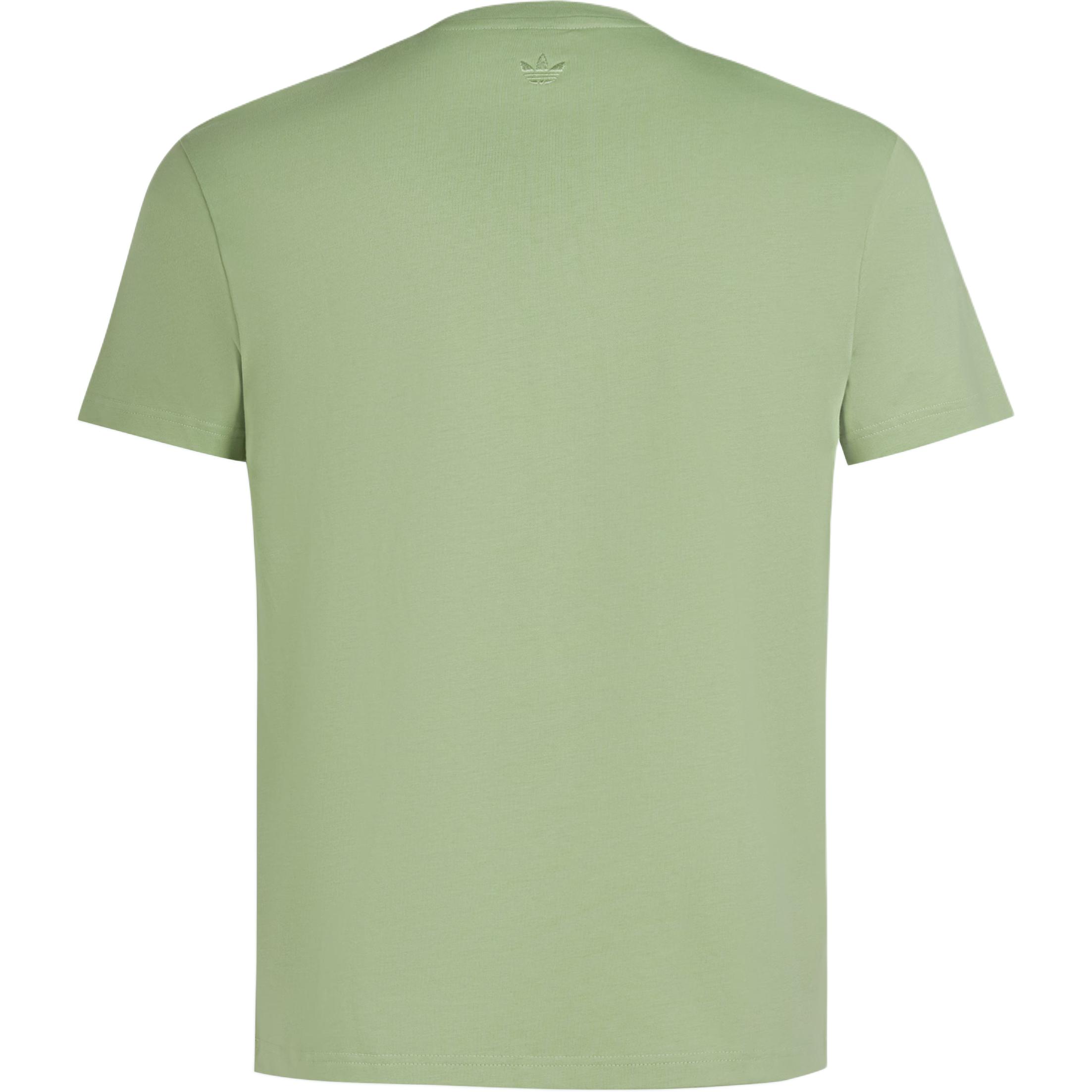 Adidas Originals Футболка Unisex Deng ZuoXu Collaboration SS25 Green — фото 2