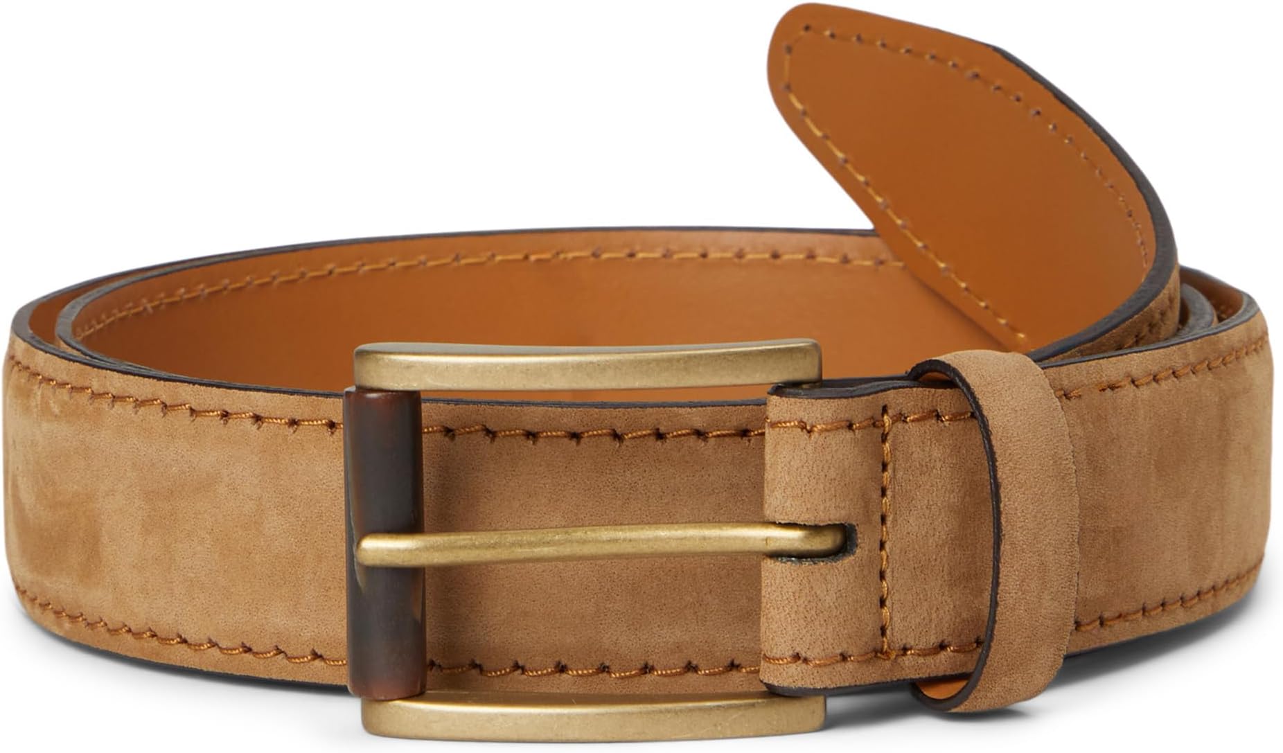 

Мужской ремень Hartford из нубука Johnston & Murphy, Camel