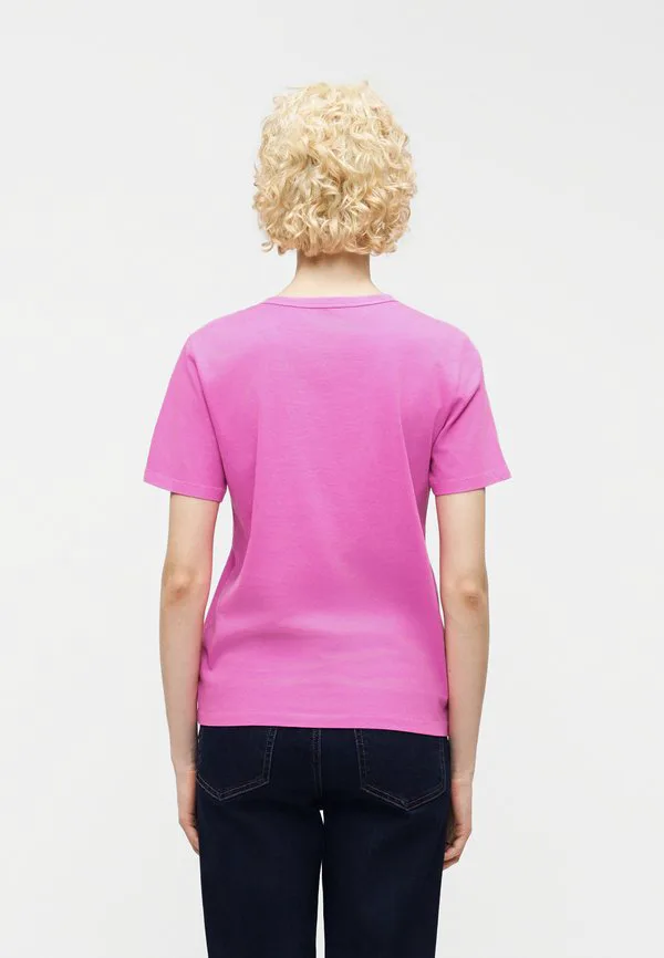 Базовая футболка crew Gap, Neon Pink Glow — фото 3