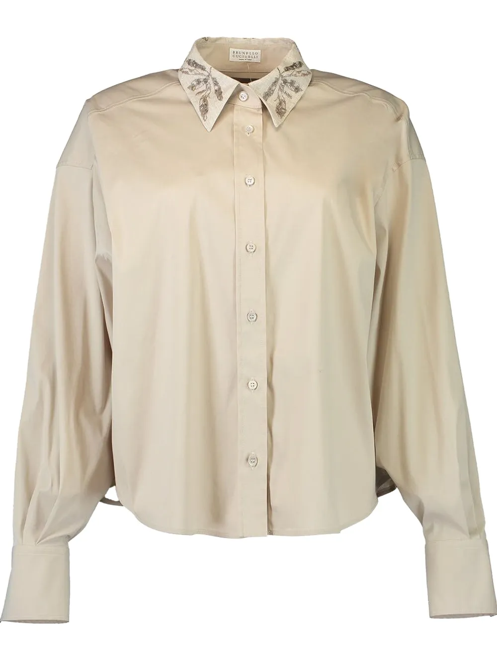 

Рубашка Herbarium Brunello Cucinelli, нейтральный