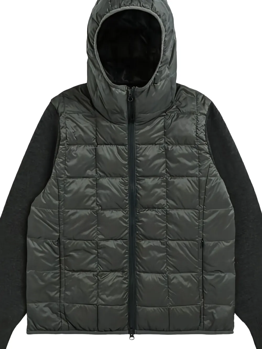 

Стеганая пуховая куртка с вставками Taion, серый