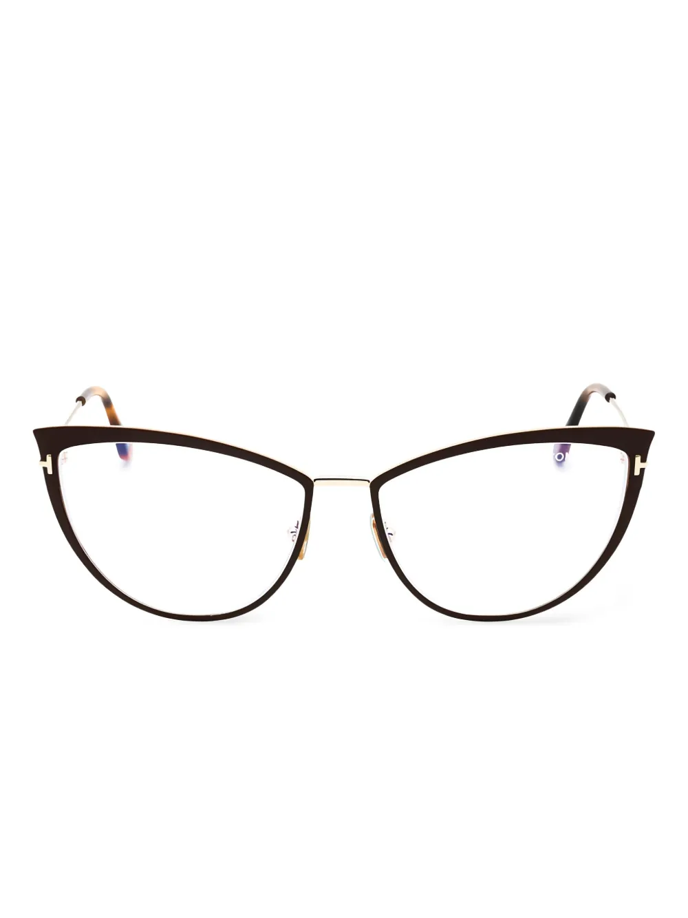 

Очки в оправе 'кошачий глаз' TOM FORD Eyewear, черный