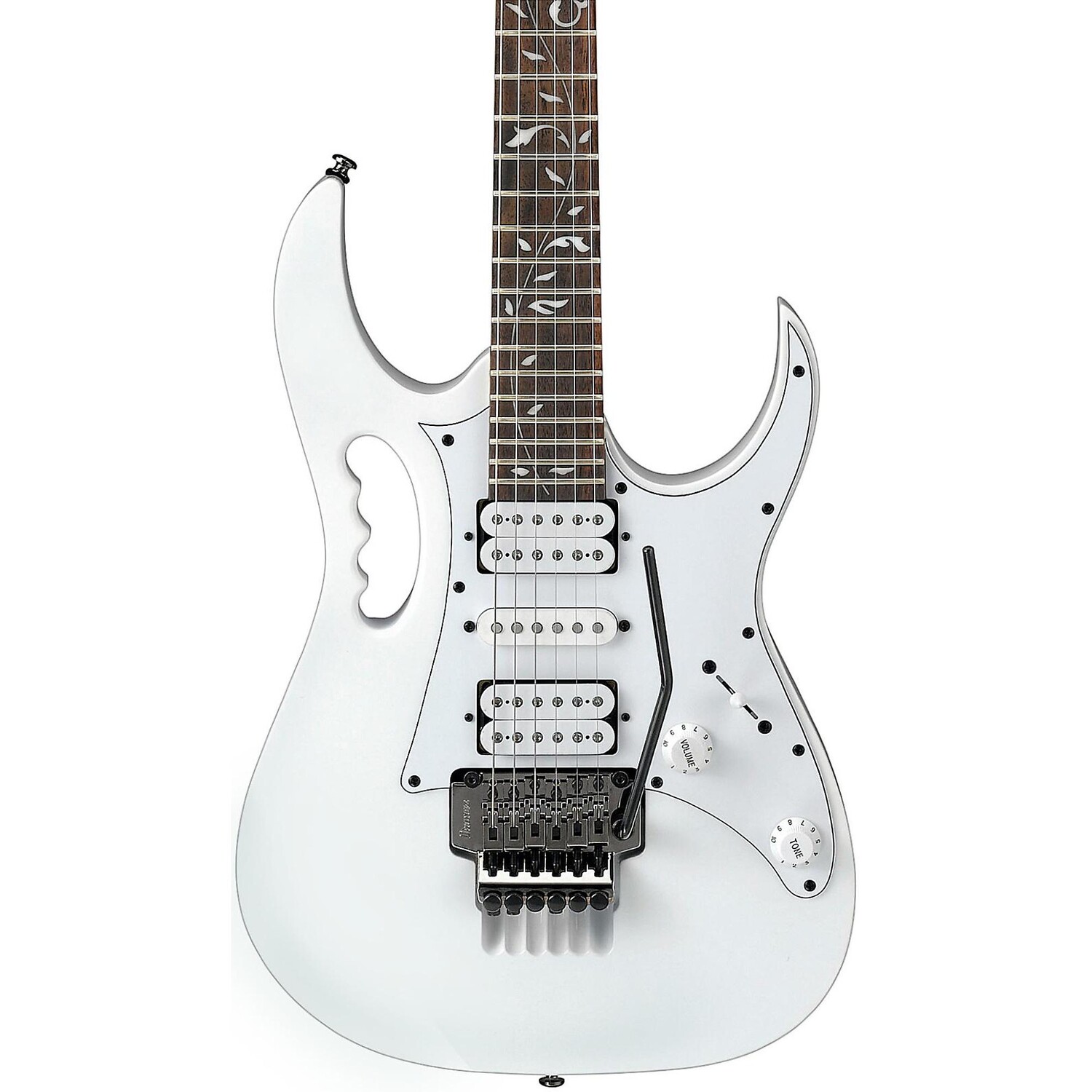 

Ibanez JEMJR Steve Vai Signature JEM Series Белая электрогитара
