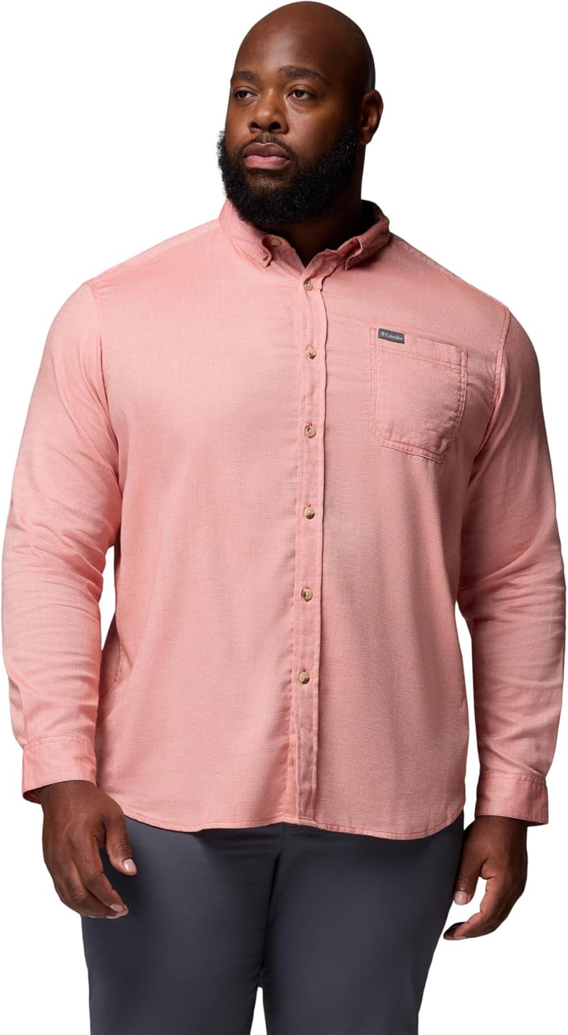 

Мужская рубашка Columbia Rapid Rivers II с длинным рукавом, Tuscan Oxford