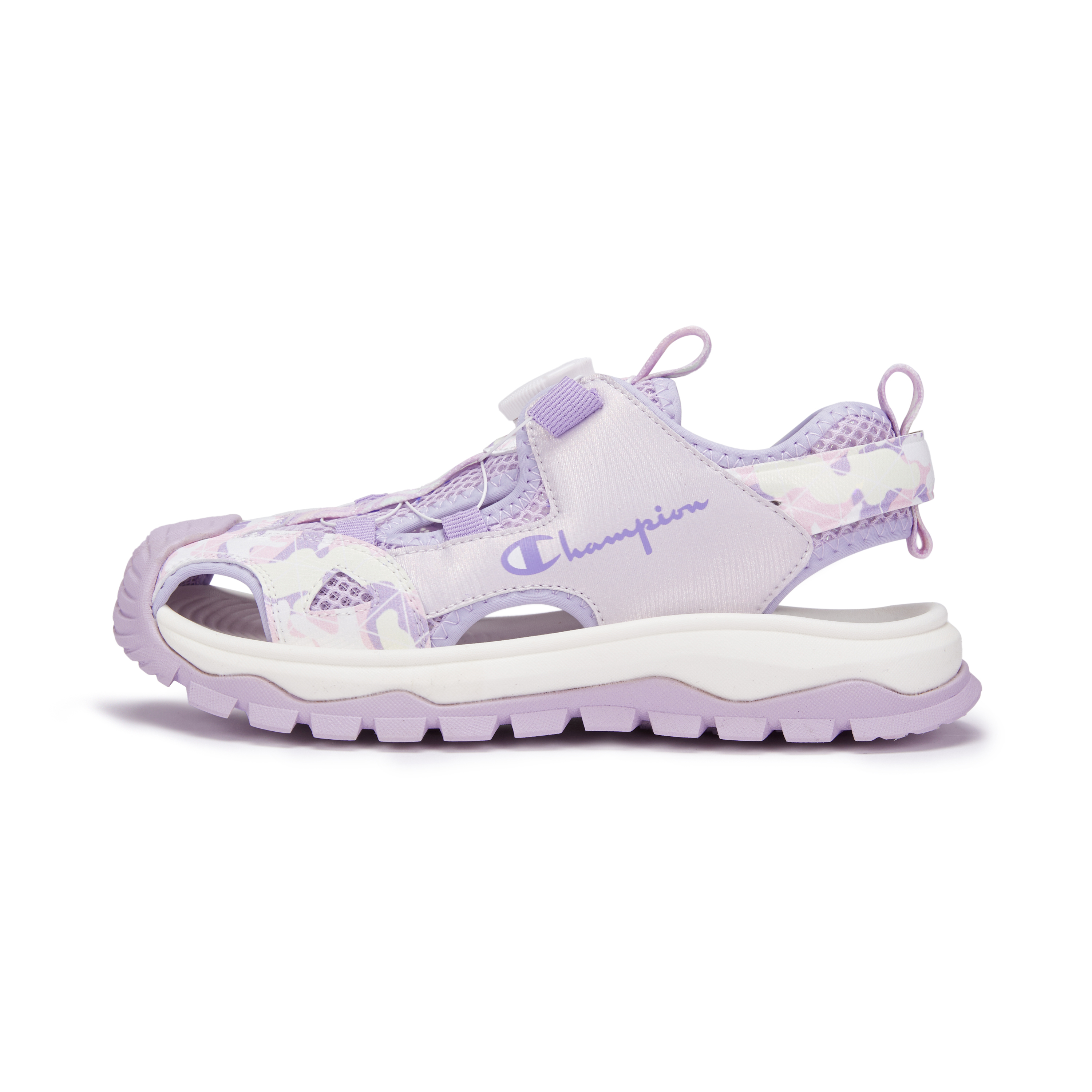 

Детские сандалии с камуфляжным принтом Shell Shoes Kids' Champion Kids, фиолетовый