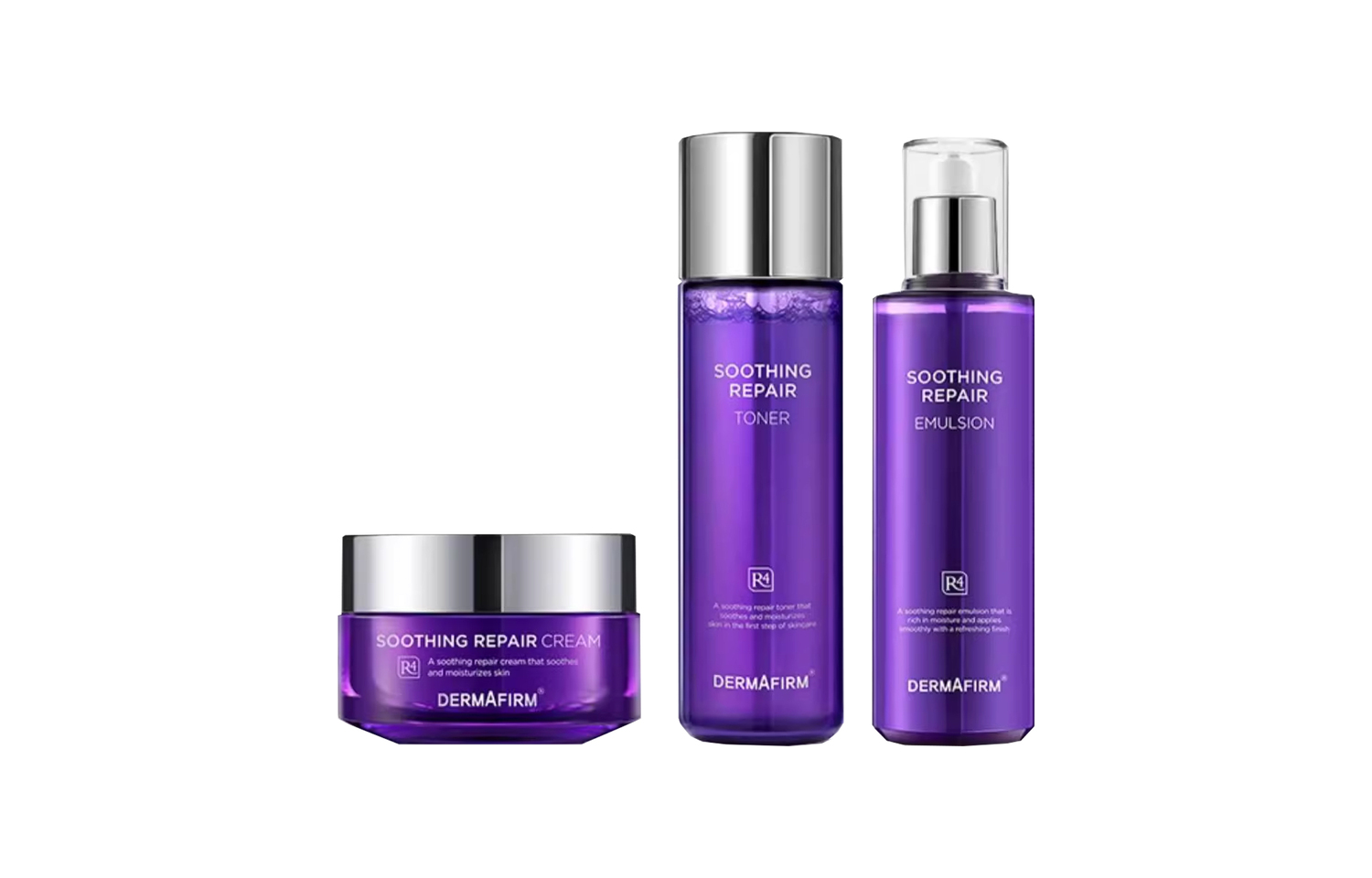 

Набор для ухода за кожей Perilla увлажняющий освежающий успокаивающий, увлажняющий и восстанавливающий 200мл+200мл+50мл DERMAFIRM+