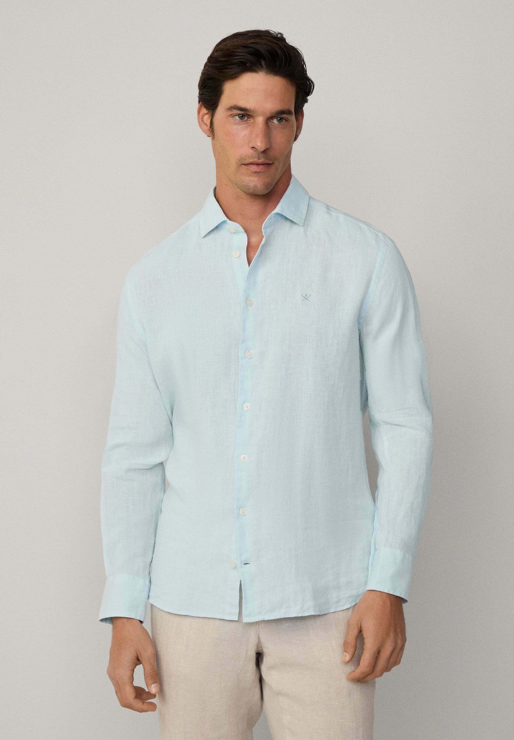 

Рубашка Hackett London, светло-голубой