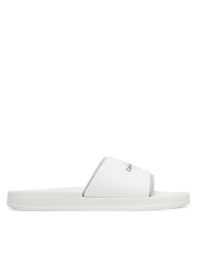 

Мюли Slide Rubber Neoprene Monologo YM0YM00361 Calvin Klein Jeans, белый