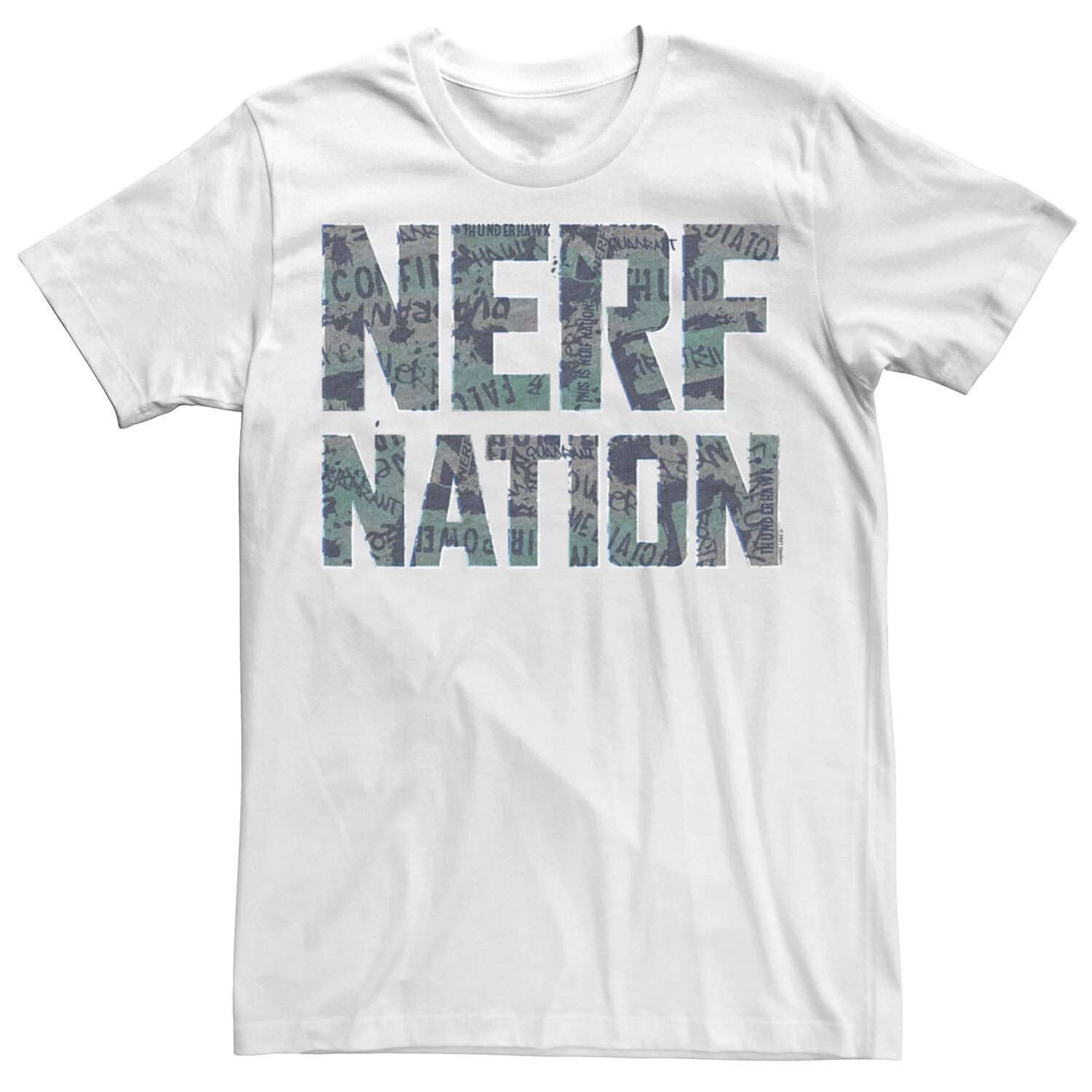 

Мужская футболка Nerf Nation с текстовым наполнением Licensed Character