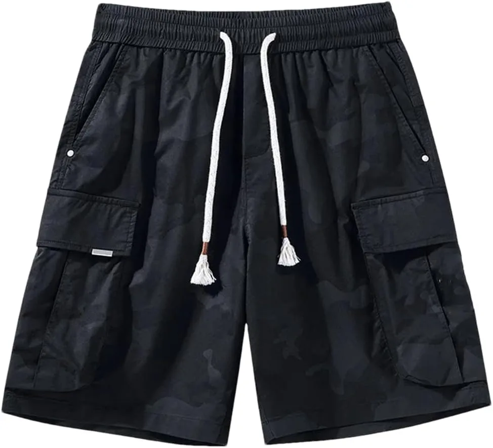 

Мужские повседневные тонкие свободные шорты с несколькими карманами и шнурком Tactics Fnfmrfmr