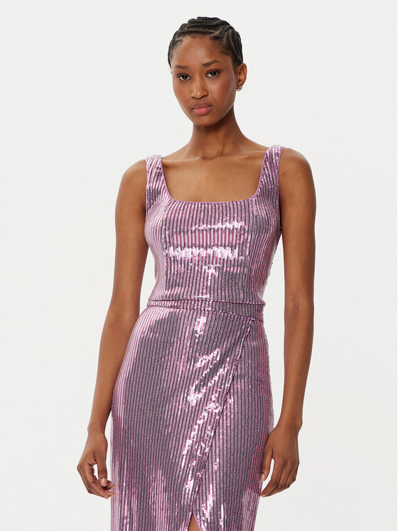 

Топ slim fit FQ24WT2001W66701 Fracomina, фиолетовый