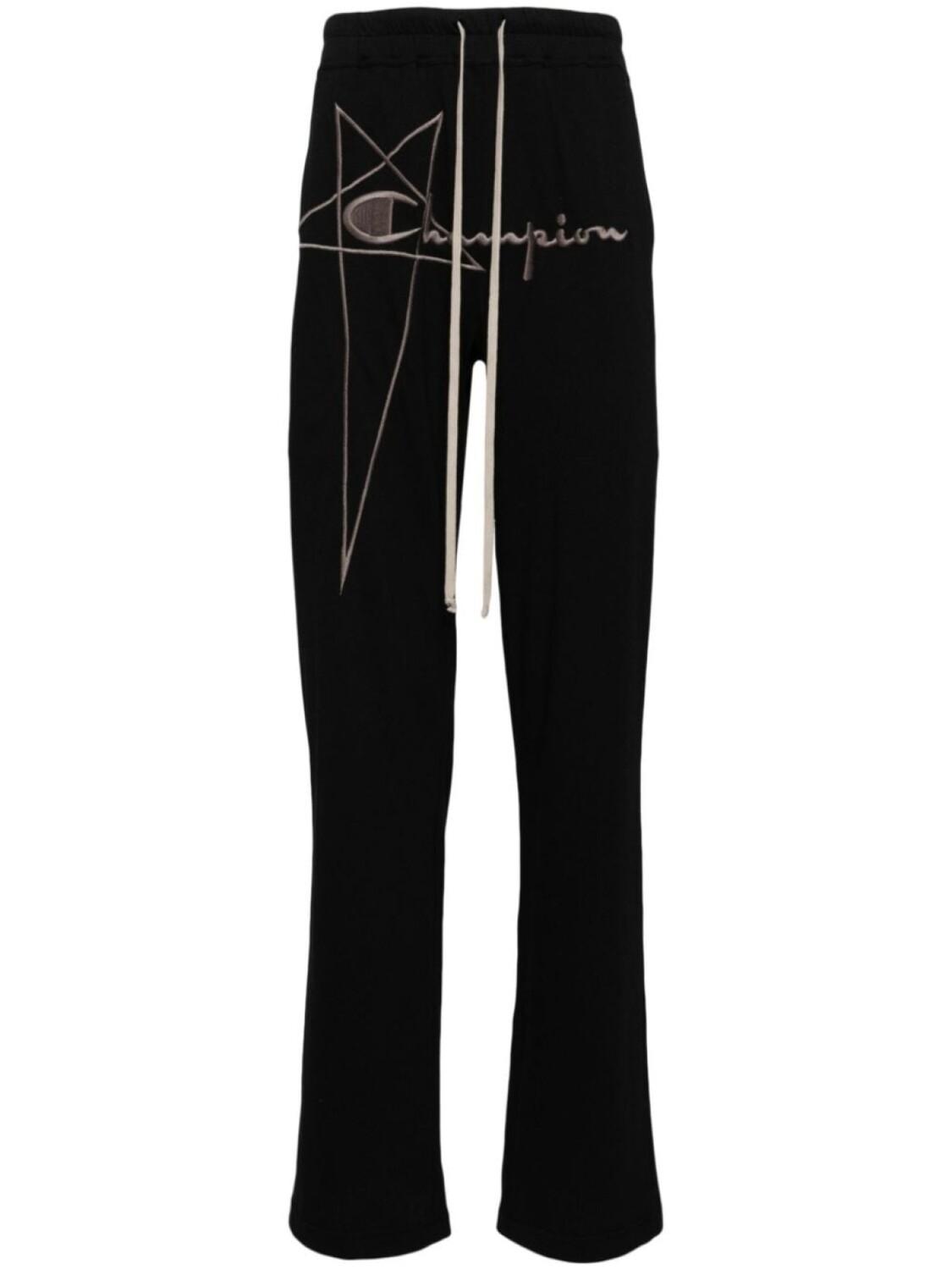 

Rick Owens спортивные брюки Dietrich с логотипом из коллаборации с Champion, черный