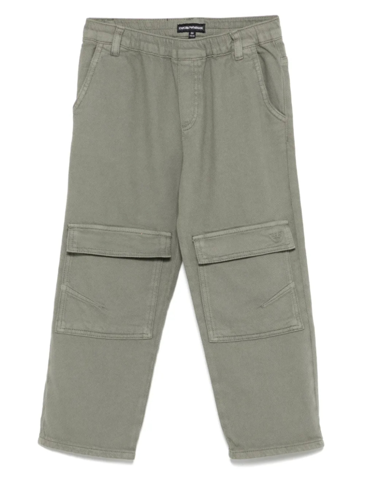

Хлопковые брюки Emporio Armani Kids, зеленый