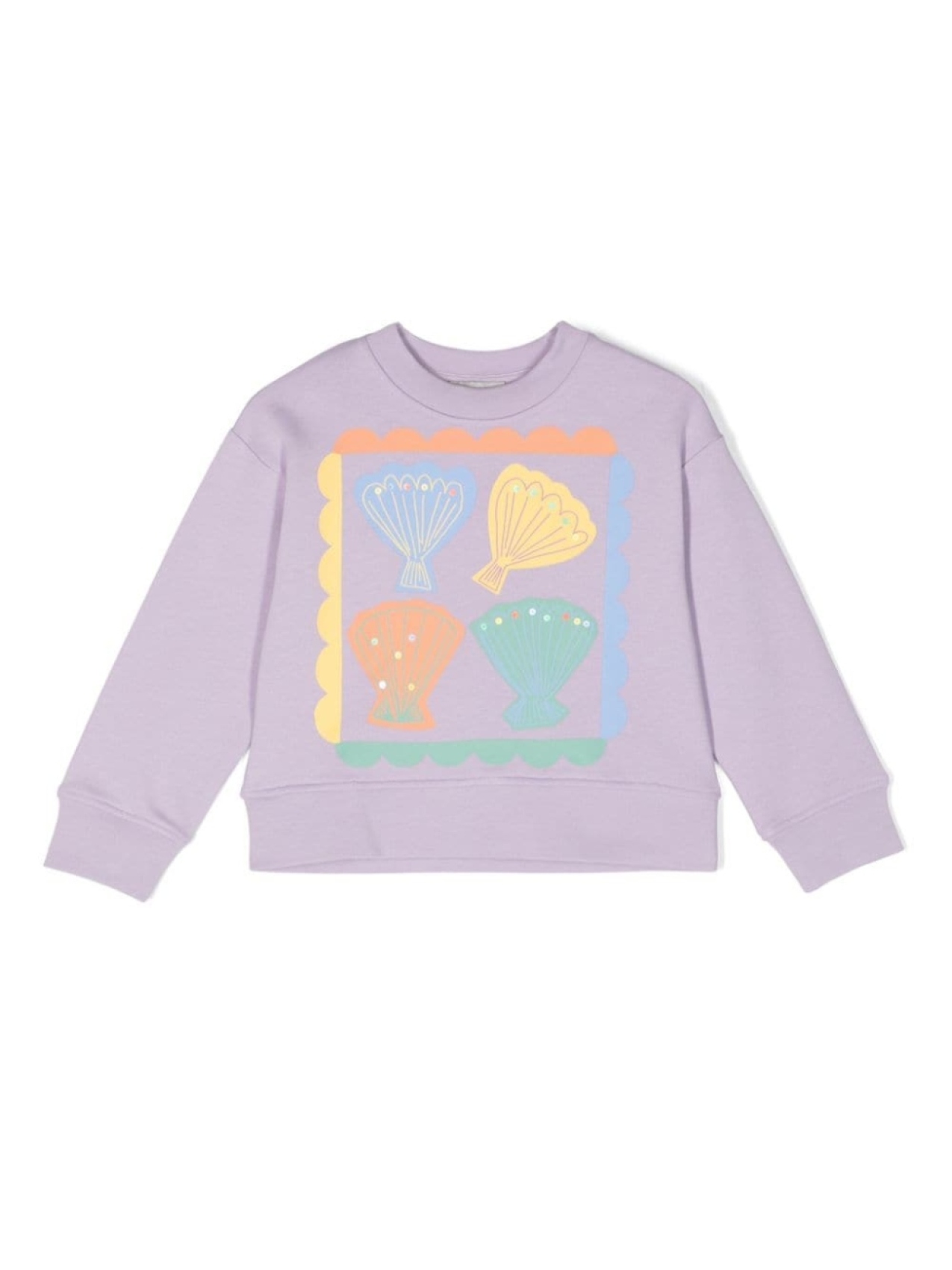 

Stella McCartney Kids толстовка с графичным принтом, фиолетовый