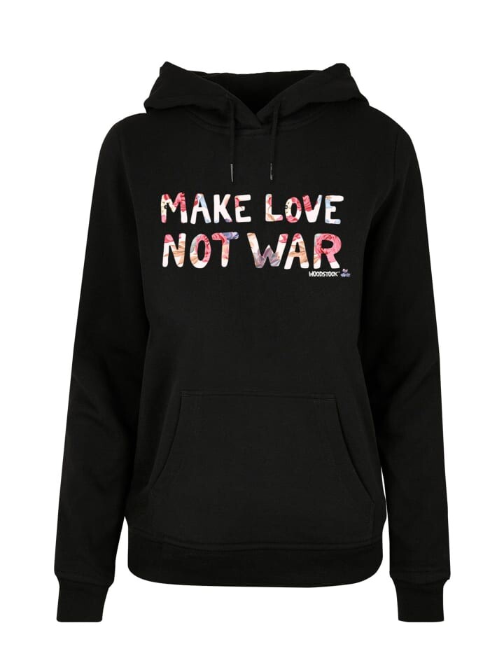 

Пуловер F4NT4STIC Basic Woodstock Music Festival Peace Make Love Not War, черный