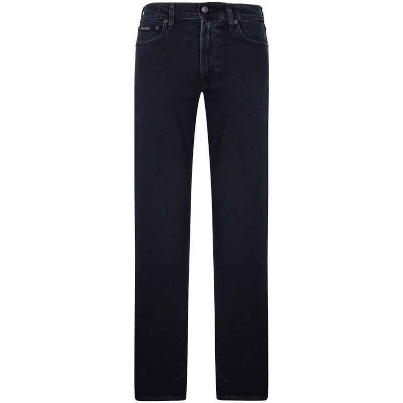 CALVIN KLEIN Jeans Мужские джинсы синий черный, EF7-Denim Blue Black — фото 2