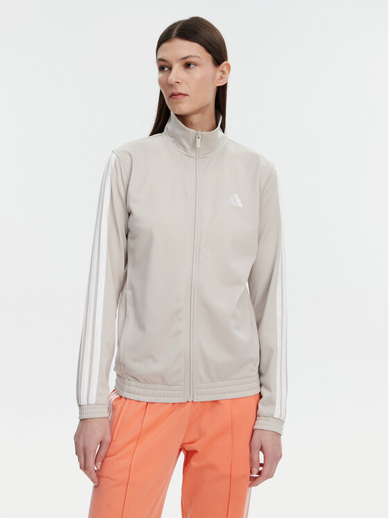 Толстовка обычного кроя Tricot 3-Stripes JD4521 Adidas, бежевый — фото 2