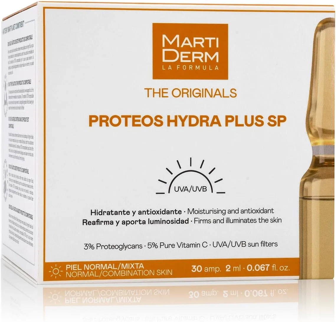 Сыворотка MartiDerm — Увлажняющая с SPF Proteos Hydra Plus 30 ампул по, 2 мл
