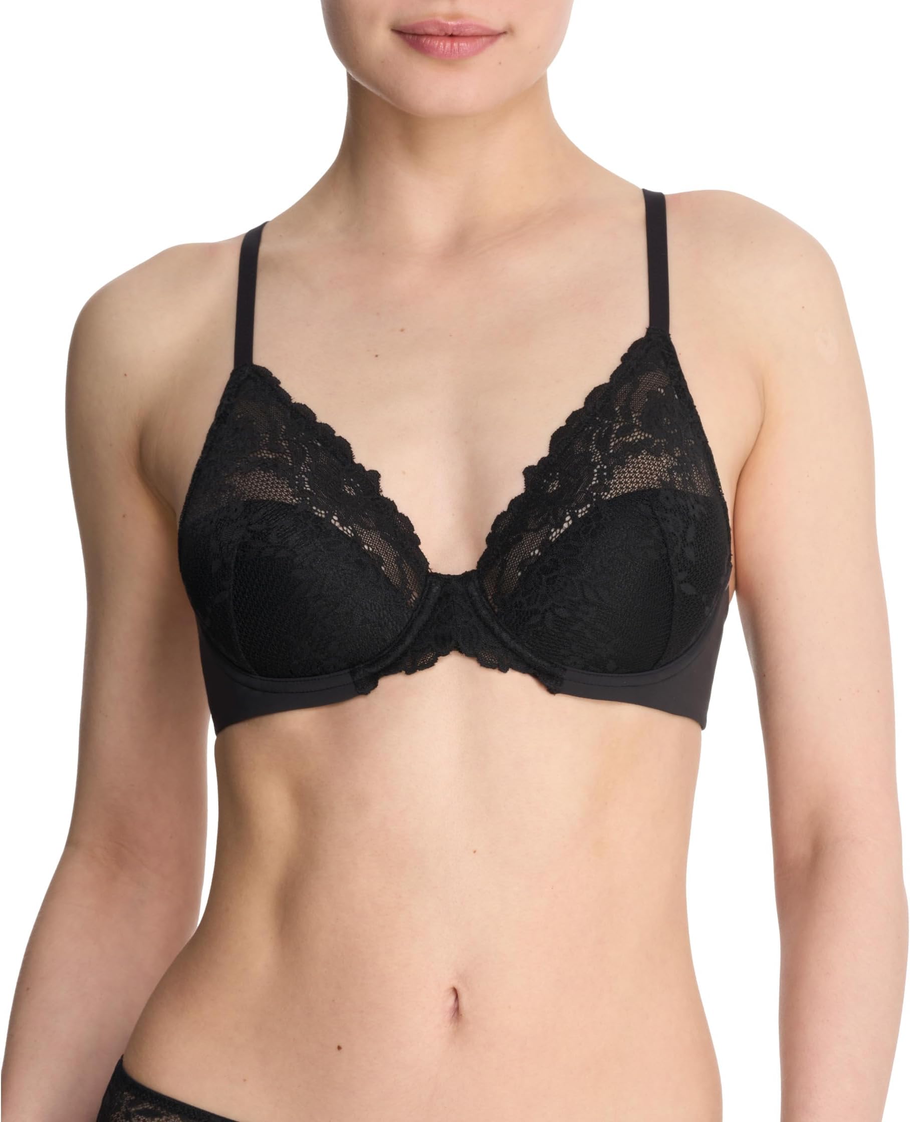 

Женские кружевные бюстгальтеры Heavenly Convertible Comfort Contour на косточках Natori, Black