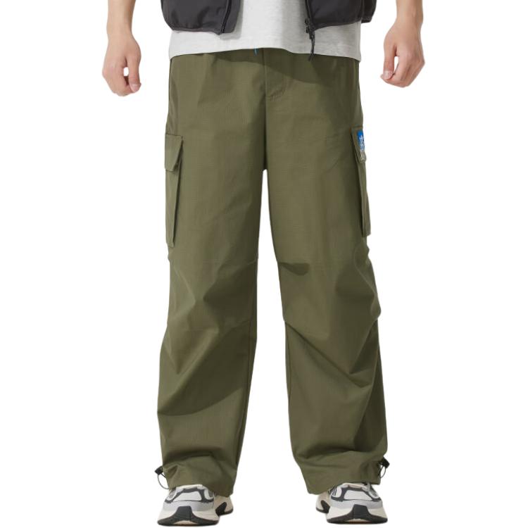 Adidas SS25 вязаные спортивные штаны мужские army green — фото 4