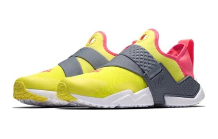 Кроссовки Nike Huarache Extreme Dynamic Yellow Racer Pink GS, цвет Yellow-ash powder — фото 3