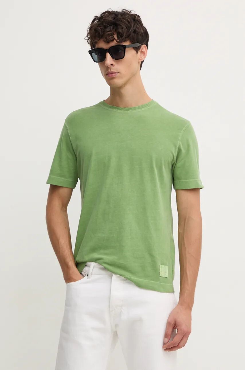 

Хлопковая футболка United Colors of Benetton, зеленый