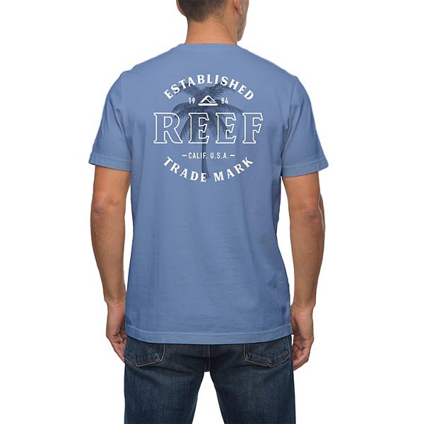 

Футболка с принтом Habitat для мужчин Reef, Steel Blue