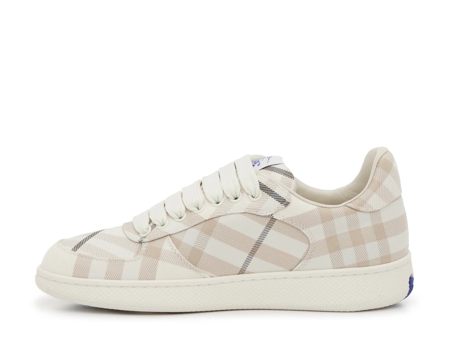 Кроссовки Burberry New Terrace Sneaker - Women's, Ivory Plaid Print — фото 3