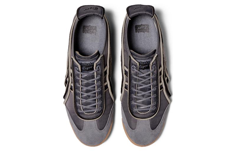 Onitsuka Tiger Мексико 66 серо-темно-синие, цвет Dark Blue — фото 4