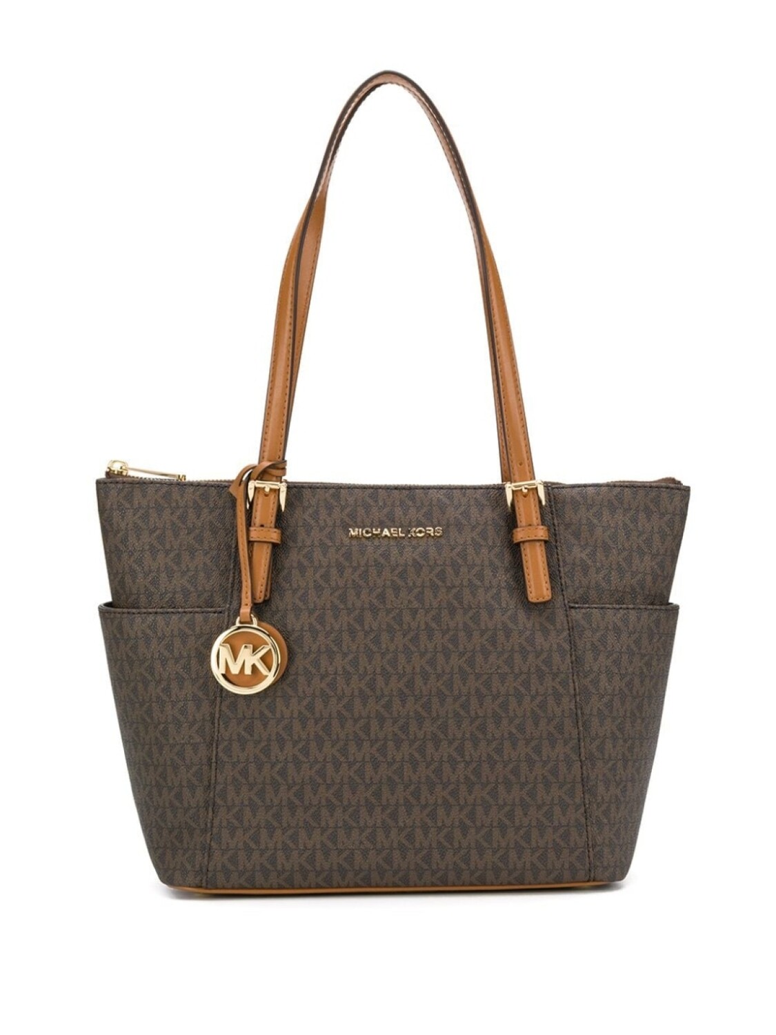 

Michael Kors сумка-тоут Jet Set с монограммой, коричневый