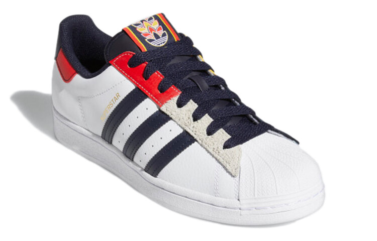 Кроссовки Adidas Originals Superstar Legend Ink Red — фото 3