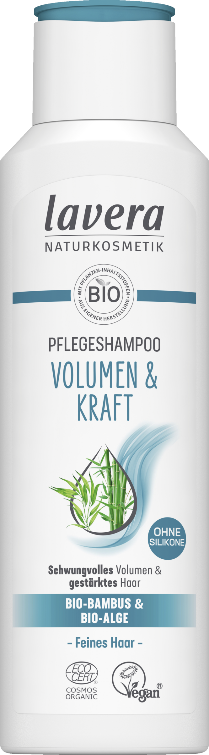 

Шампунь lavera Pflegeshampoo Volumen & Kraft