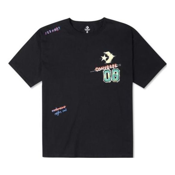 

Футболка Converse Put-a-Smile-On-Your-Face Logo T-Shirt 'Black', черный