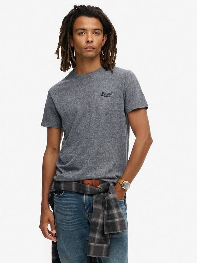 

Футболка с логотипом essential Superdry, цвет Eclipse Navy/Grey