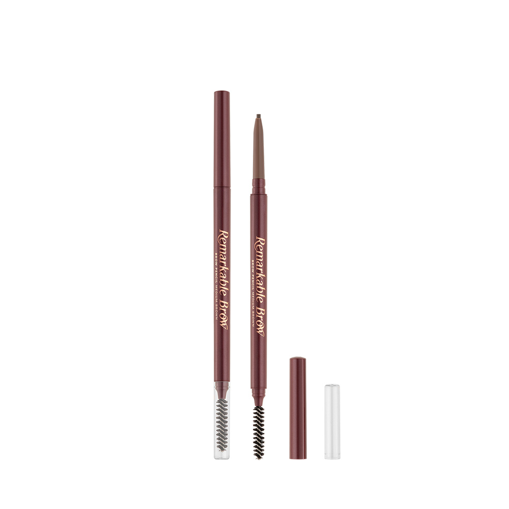 

Карандаш для бровей remarkable brow pencil Zoeva, цвет medium brown, вес 0.09 гр.