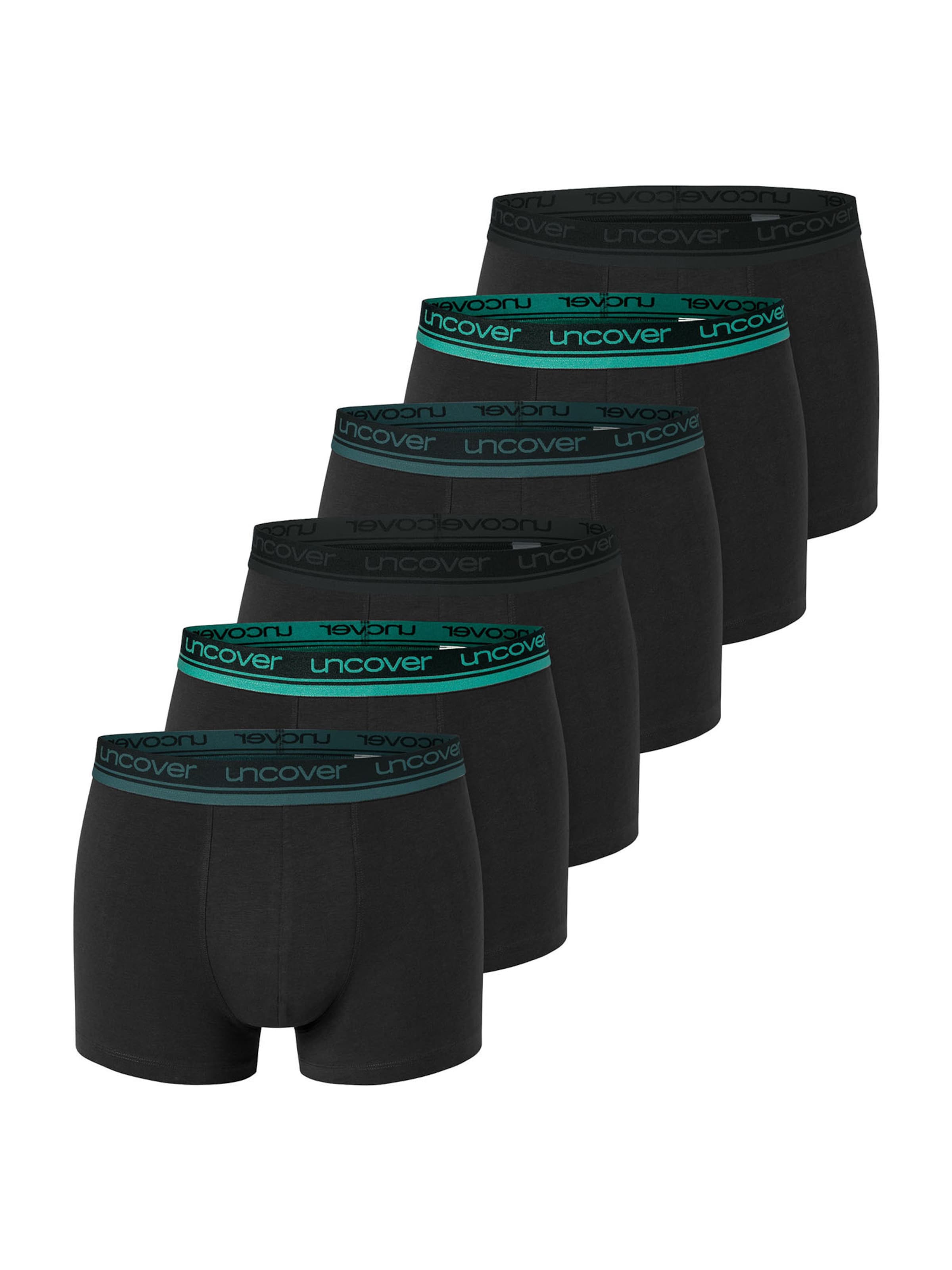 

Uncover by SCHIESSER Боксеры 'Cotton Series' в черном цвете