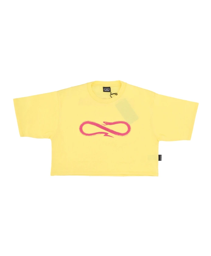 

Укороченная футболка с логотипом W Propaganda, желтый