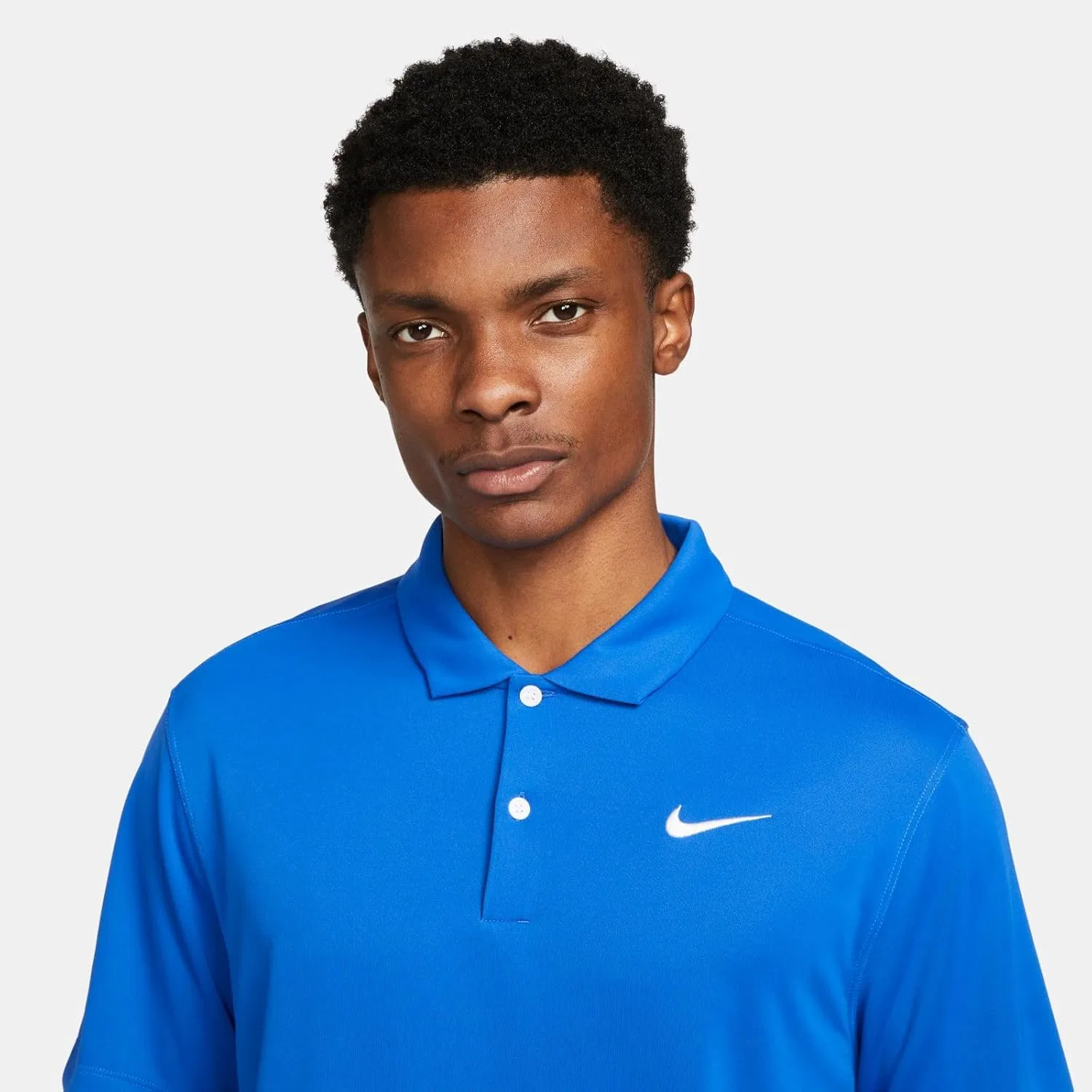 Поло Nike Dri-FIT, синий — фото 4