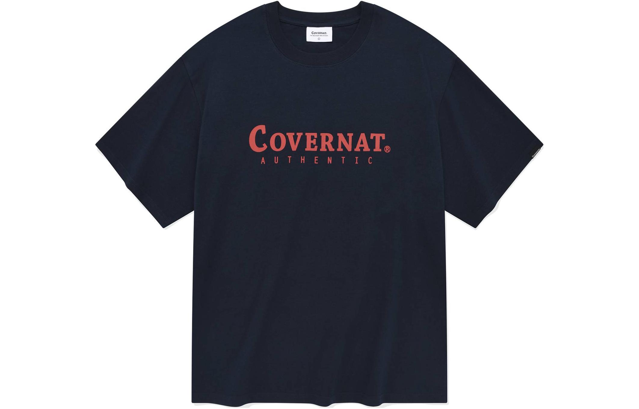 

COVERNAT Футболка Unisex Drop Shoulder Sleeve Marine Blue, Синий, COVERNAT Футболка Unisex Drop Shoulder Sleeve Marine Blue