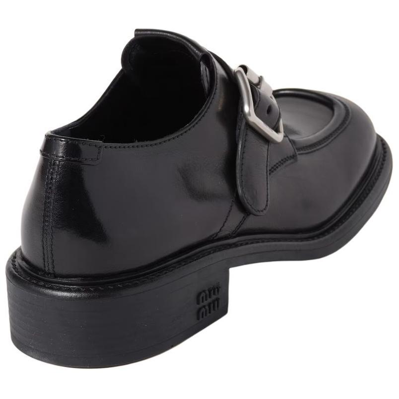 Новогодняя коллекция Женские черные туфли MIU MIU — фото 3