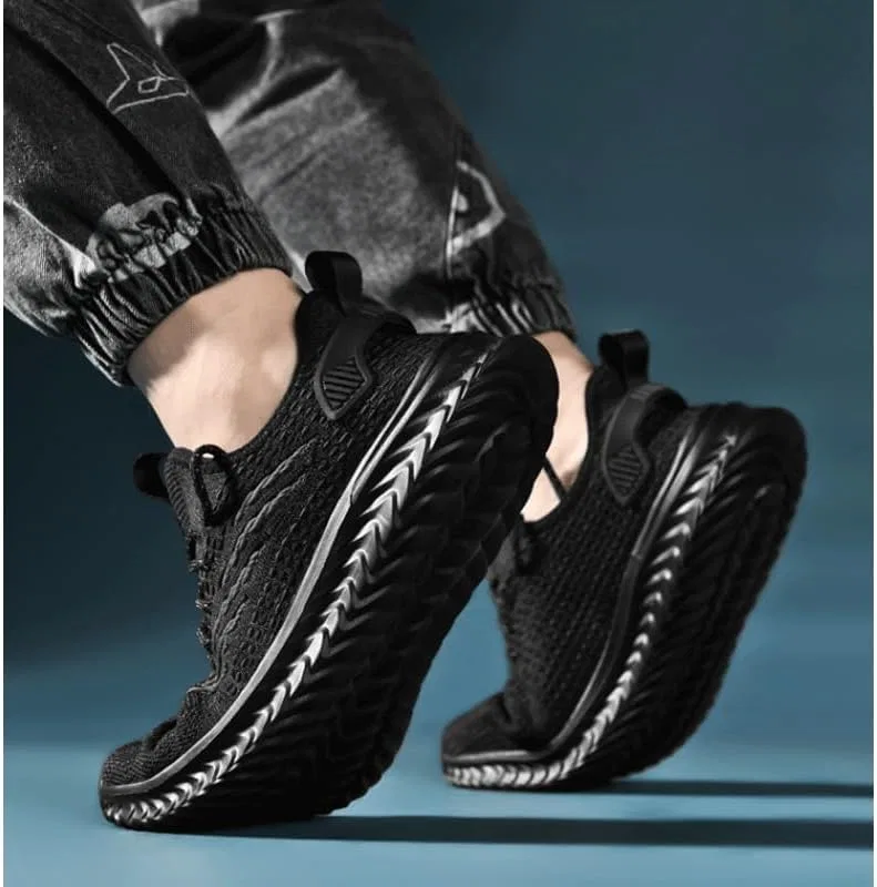 Кроссовки повседневные мужские Slip-On, черный DHFIRUFSHLO — фото 3